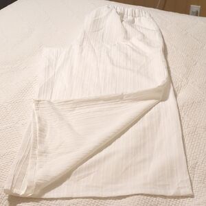 SHEIN Women's White Wide Leg Pants